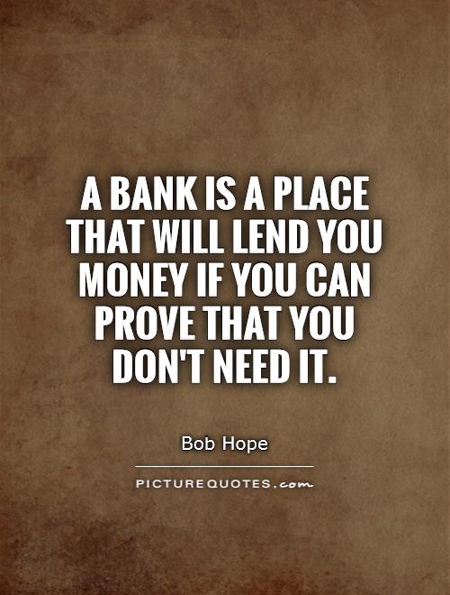 The truth of bank
