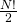 \frac{N!}{2}